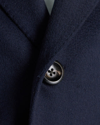 Luigi Bianchi Mantova Colombo Thermo Topcoat Navy  5