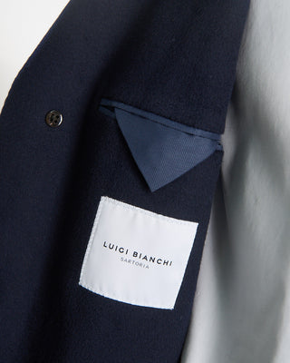 Luigi Bianchi Mantova Colombo Thermo Topcoat Navy  7