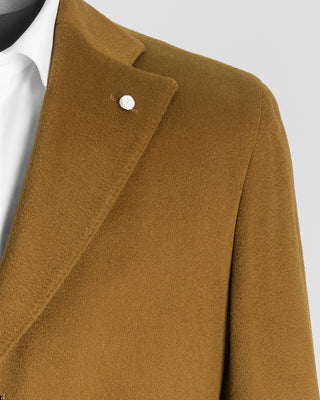 Camel Colombo Wool-Cashmere Topcoat