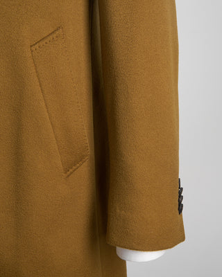 Camel Colombo Wool-Cashmere Topcoat