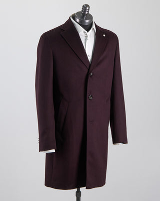 Luigi Bianchi Mantova Colombo Thermo Topcoat Burgundy 1282