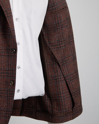 L.B.M. 1911 Soft Boucle Glencheck Sport Jacket Clay  2
