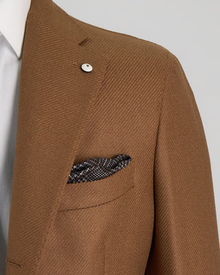 L.B.M. 1911 Wool Cashmere Sport Jacket Camel  4