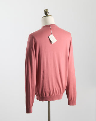 Filippo De Laurentiis Sea Island Cotton Ultrasoft All Season Crewneck Pink 0 1