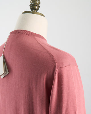 Filippo De Laurentiis Sea Island Cotton Ultrasoft All Season Crewneck Pink 0 4