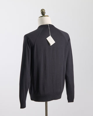 Filippo De Laurentiis Elegant All Season Fine Merino Crewneck Charcoal 0 1