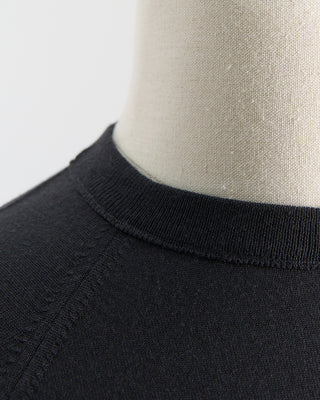 Filippo De Laurentiis Elegant All Season Fine Merino Crewneck Charcoal 0 4