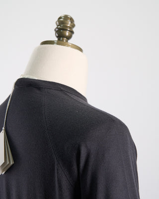 Filippo De Laurentiis Elegant All Season Fine Merino Crewneck Charcoal 0 5