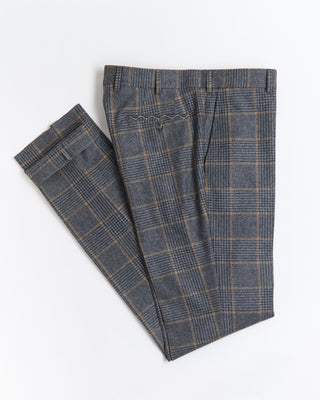 Luigi Bianchi Mantova Wool Flannel Glencheck Suit Grey 2672 1