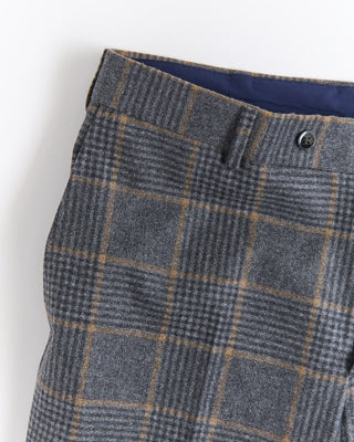 Luigi Bianchi Mantova Wool Flannel Glencheck Suit Grey  5