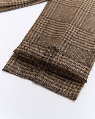 Luigi Bianchi Mantova Camel Wool Glencheck Suit Camel  1
