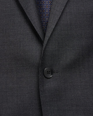 Luigi Bianchi Mantova Super 110s Nailhead Barberis Wool All Season Suit Grey 6 2357