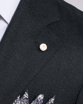 Luigi Bianchi Mantova Super 120s Emerald Green Barberis Flannel Wool Soft Dream Suit Green 5 2366
