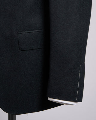 Luigi Bianchi Mantova Super 120s Emerald Green Barberis Flannel Wool Soft Dream Suit Green 6 2365