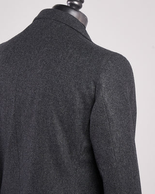 Luigi Bianchi Mantova Grey Wool Hybrid Sport Jacket Grey 10 2114