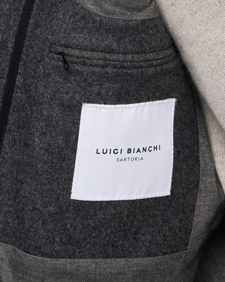 Luigi Bianchi Mantova Grey Wool Hybrid Sport Jacket Grey 11 2115