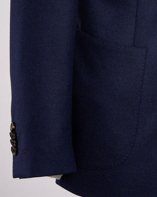 Luigi Bianchi Mantova Loro Piana Favola Wool  Cashmere Blazer Blue 10 2080