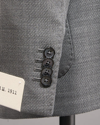 L.B.M. 1911 Light Grey Wool Serge Twill Soft Sport Jacket Grey 5 5253