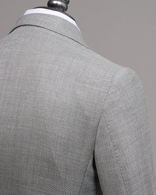 L.B.M. 1911 Light Grey Wool Serge Twill Soft Sport Jacket Grey 7 5252
