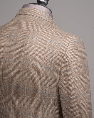 Luigi Bianchi Mantova Loro Piana Silk Air Luxury Sport Jacket Tan 6 5268