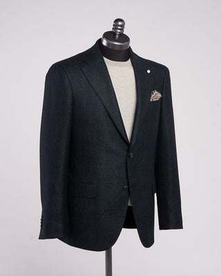 Luigi Bianchi Mantova Loro Piana Silk Air Luxury Sport Jacket Green 3 2085