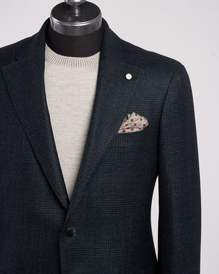 Luigi Bianchi Mantova Loro Piana Silk Air Luxury Sport Jacket Green 4 2089