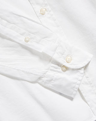 Sonrisa Garment Washed Solid Cotton Slim Fit Casual Shirt White 1 6131