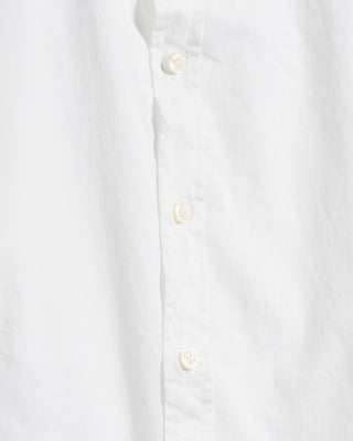 Sonrisa Garment Washed Solid Cotton Slim Fit Casual Shirt White 4 6133