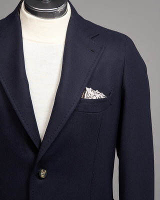 Gabo Napoli Loro Piana Jersely Blazer Navy 4 5195