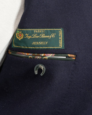 Gabo Napoli Loro Piana Jersely Blazer Navy 9 5197