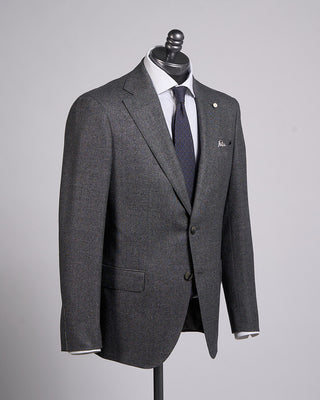 Luigi Bianchi Mantova Super 120s Salt  Pepper Barberis Wool Soft Dream Suit Salt  Pepper 1 2304