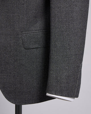 Luigi Bianchi Mantova Super 120s Salt  Pepper Barberis Wool Soft Dream Suit Salt  Pepper 5 2305