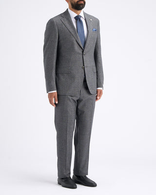 Luigi Bianchi Mantova Super 120s Salt  Pepper Barberis Wool Soft Dream Suit Salt  Pepper 6 11247