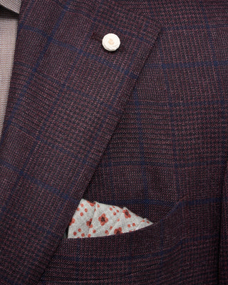 Luigi Bianchi Mantova Loro Piana Zealander Natural Stretch Luxury Sport Jacket Burgundy 2 5279