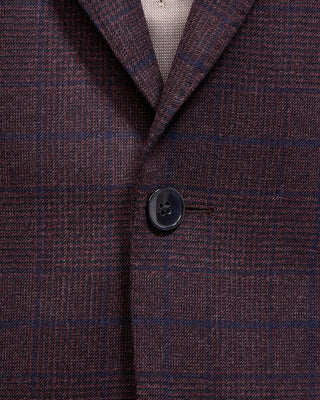 Luigi Bianchi Mantova Loro Piana Zealander Natural Stretch Luxury Sport Jacket Burgundy 3 5278