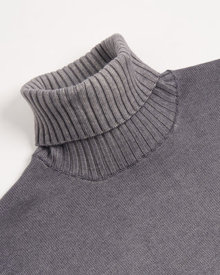 Filippo De Laurentiis Ribbed Turtleneck Sweater Grey 3189