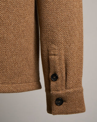 Manto Elasi Wool Silk Cashmere Knit Overshirt Camel 11 1916