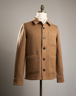 Manto Elasi Wool Silk Cashmere Knit Overshirt Camel 3 1915