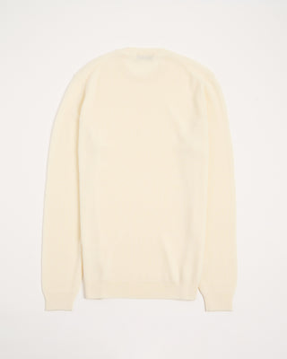 Filippo De Laurentiis Liquid Jersey Elevated Wool Crewneck Off White 3