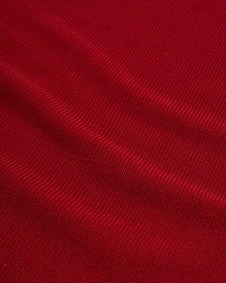 Filippo De Laurentiis Liquid Jersey Elevated Wool Crewneck Red 3 3104