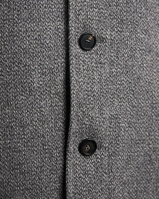Manto Elasi Wool Silk Cashmere Knit Overshirt Grey 4 1928