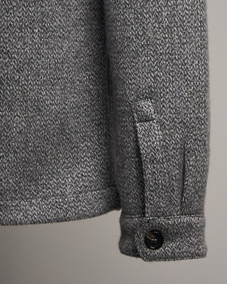 Manto Elasi Wool Silk Cashmere Knit Overshirt Grey 5 1927