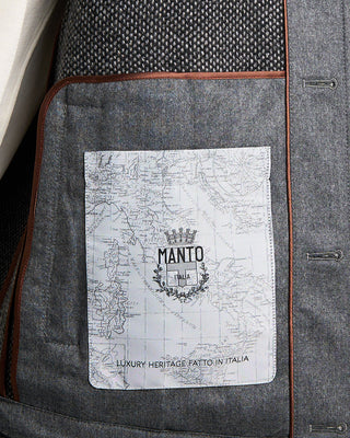 Manto Elasi Wool Silk Cashmere Knit Overshirt Grey 7 1925