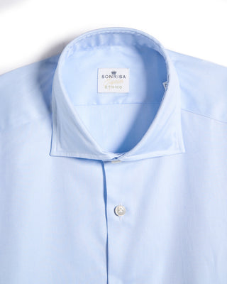 Sonrisa Supima Cotton Oxford Cloth Regular Fit Shirt Light Blue 3 6123