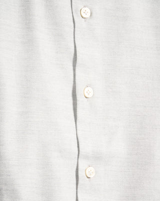 Sonrisa Cotton Lyocell Luxury Herringbone Flannel Comfort Fit Sport Shirt Heather Grey 5 5941