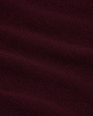 Filippo De Laurentiis Liquid Jersey Wool Elevated Long Sleeve Polo Burgundy 4 2890