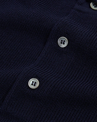 Filippo De Laurentiis Liquid Jersey Wool Elevated Long Sleeve Polo Blue 2 2895