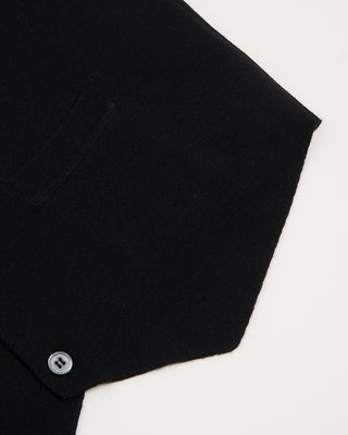 Filippo De Laurentiis Dense Wool Jersey Sweater Vest Black 1 2967
