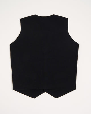 Filippo De Laurentiis Dense Wool Jersey Sweater Vest Black 5 2994