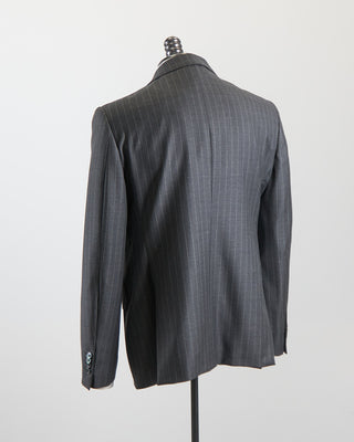 Luigi Bianchi Mantova Vitale Barberis Canonico Pinstripe Suit Grey 1 1